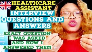 UK  HEALTHCARE ASSISTANT INTERVIEW QUESTIONS AND ANSWERS.#ukvlog #uk #healthcare #interview #tips