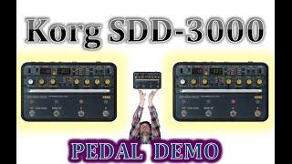 Korg SDD 3000 Delay Settings PEDAL DEMO Best Guitar Effects Review