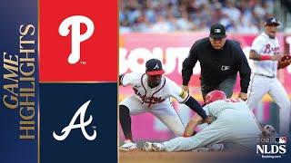 Phillies vs. Braves Game 1 Highlights (10/7/23) | MLB Highlights