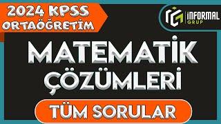 2024 KPSS Ortaöğretim Matematik Soruları ve Çözümleri | TEK PARÇA