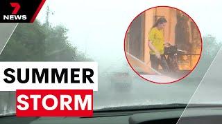 Sydney smashed by first storm of the summer | 7NEWS