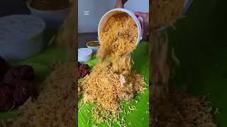 Biryani in slow motion  #shorts #ytshorts