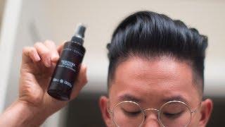 Daimon Barber Texture Tonic Review -- Rare Blowdrying Footage