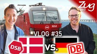 Dänemark vs. Deutschland - Bahn-Vergleich - VLOG #35 mit DSB Vectron, Gumminase etc.