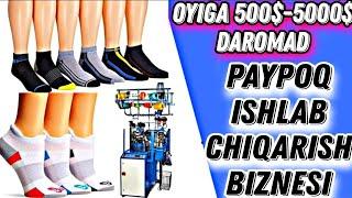 OYIGA 500$-5000$ DAROMADLI BIZNES  PAYPOQ ISHLAB CHIQARISH BIZNESI