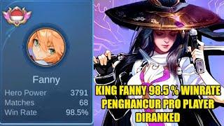 KING FANNY 98% WINRATE PEMBANTAI PRO PLAYER MPL DI RANKED 6 MENIT END GILA - MOBILE LEGENDS