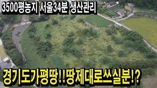 경기도땅 가평땅 3500평농지 자연환경훌륭한땅 목적사업 미래가치 투자수익가능 나만의텃밭 주말농장 농촌체류형쉼터 전원주택 편안한전원생활 농지연금 농지임대 스마트팜 경매땅공매땅