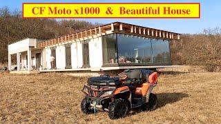 CF Moto x 1000 Gladiator - Beautiful House - Štvorkolky - ATV - Priehrada - Stavba - Ľad - Korčule