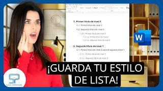 Numeración de TÍTULOS y SUBTÍTULOS MULTINIVEL en Word 2024 