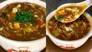 Chicken Hot and Sour Soup Recipe , Simple and Easy Chicken Soup At Home - Winter Special ️