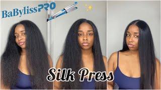 Is it worth the price? DIY Silk Press ft Babyliss Pro Nano Titanium Prima 3000 + Product Review