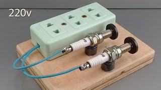 How to Make 220v Free Energy Using Spark Plug