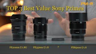 Sony's Top 3 Value Full Frame Prime Lenses by Patrick Murphy-Racey