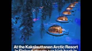 Want to see the Northern Lights? Now you can view them from inside a cozy, secluded igloo hotel in F