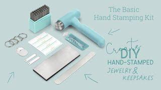 ImpressArt Basic Hand Stamping Kit for Metal Stamping Jewelry