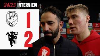 Ruben & Rasmus React To Late Win! | Viktoria Plzen 1-2 Man Utd