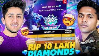 Rip 10 Lakh Diamond  Who Is No 0001 ? Free Fire Most Expensive Bundle - Garena Free Fire