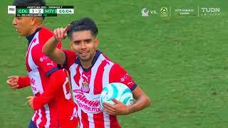 Gol de Ricardo Marín | Chivas 1-2 Rayados | Liga BBVA MX - Apertura 2023 - Jornada 7