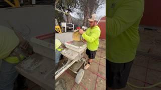 Easy Money With The Mudmixer! #mudmixer #concrete #machines #howto #construction