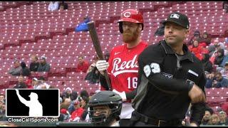 Ejection 026 - Pirates Bench Player Andrew Knapp Ejected From Dugout After Check Swing Call