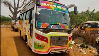 Tourist Bus Full sticker Modifications@sakthistickerkaraikudi3346