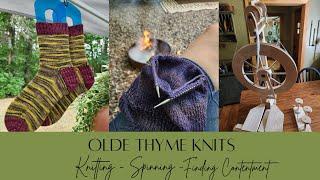 Socks, Hats & Learning to Spin #knittingpodcast #knitting #sockknitting