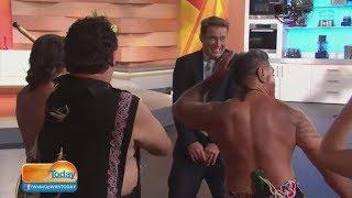 Haka performance - Karl Stefanovic