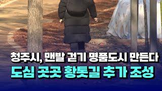 [자막뉴스] 청주시, 맨발 걷기 명품도시 만든다... 도심 곳곳 황톳길 추가 조성