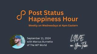 Post Status Happiness Hour