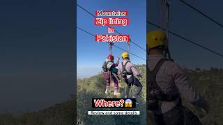 Mountains and longest Zip lining in Pakistan | Cherat,KPK | #ziplining #mountains #adventures