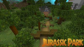 Running into the Maintenance Shed! Minecraft Jurassic Park