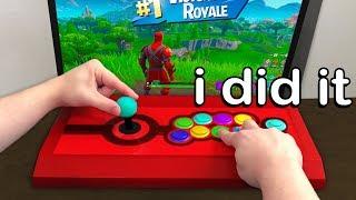 Every death my CONTROLLER gets BIGGER in Fortnite