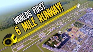 BUILD The LARGEST Airport in History Challenge (Cities Skylines Airports DLC)