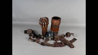 How to Make Mandalorian Costume Leather Parts  / DIY Cosplay Props