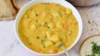 German POTATO SOUP (Kartoffelsuppe) | Vegan Recipe