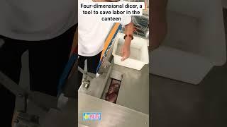 Four-dimensional dicer, a tool to save labor in the canteen. #dicer #machine #shorts