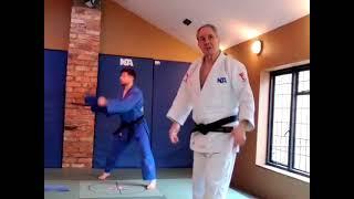 Neil & Isaac's shoulder rehab Judo session