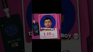 Unsold Player in IPl auction 2025 , But What  13 Year old boy #ipl #cricket  #vaibhavsuryavanshi