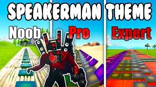 Speakerman Theme Song - Noob vs Pro vs Expert(Fortnite Music Blocks)