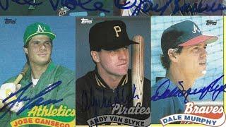 1989 Topps Baseball Complete Set - A TTM Breakdown (How Many Autographs Can You Get?)