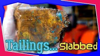 Slabbing Montana Mine Tailings #slabbingminetailings