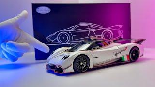 Unboxing Pagani Huayra R Pearl White - 2025 Diecast  by LCD Model 1:18 Scale 4K