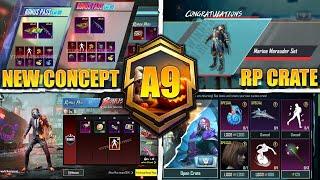 NEW A9 HALF BONUS PASS CONCEPT? || A8 RP CRATE OPENING || GOT MYTHIC BUT...