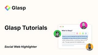 Highlight Web Pages with Glasp | Social Web Highlighter