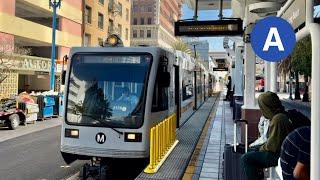 Los Angeles Metro P2000 A Line Full Cab Ride - Long Beach to Azusa via DTLA