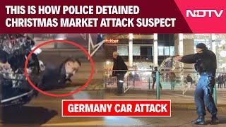 Germany Attack | Video Shows German Police Detaining Christmas Market Car Attack Suspect