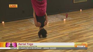 Aerial yoga workshops in Stockton