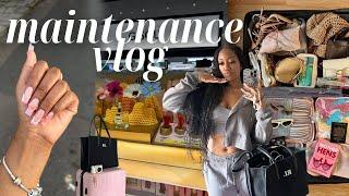 BIRTHDAY MAINTENANCE VLOG: lashes, nails, boho braids and more