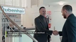 Hair Transplantation using FUE method in Latvia