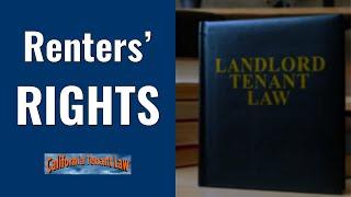 General Renters' Rights - Free Legal Consultation | California Tenant Law